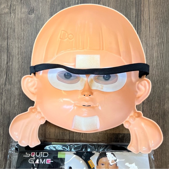 Netflix Squid Game Young-Hee Doll Deluxe Spirit Costume Mask Costplay Party S - Picture 10 of 10